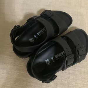 10c Black Birkenstock Milano Eva Sandal